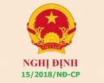 Nghị định 15/2018/NĐ-CP của Chính Phủ quy định chi tiết một số điều của Luật An Toàn Thực Phẩm
